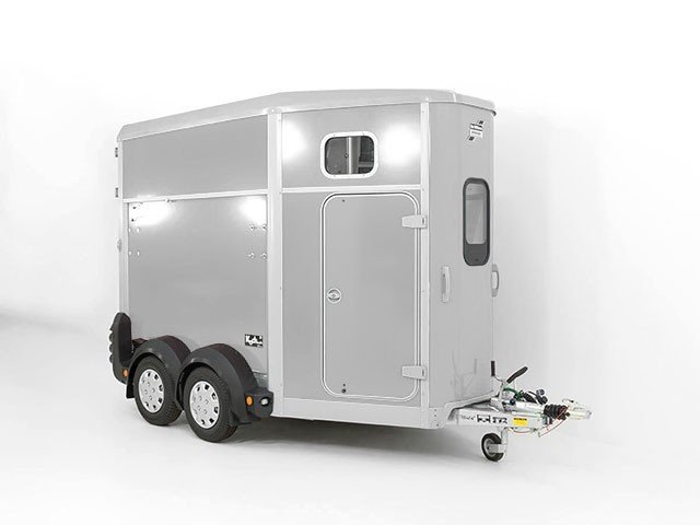 Ifor Williams Pferdeanhänger HB506|Sattelkammer|Silber-Neu
