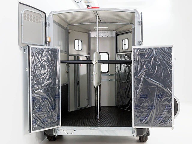 Ifor Williams Pferdeanhänger HB511|Heckklappen-Türkombination|silber-Neu - Image 6