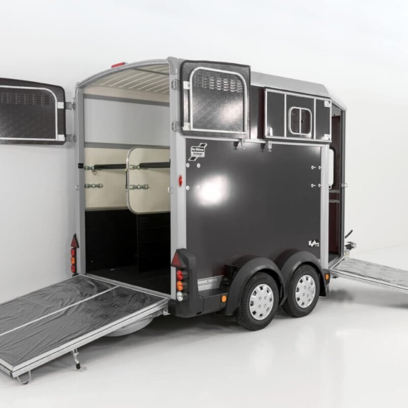 Ifor Williams Pferdeanhänger HB511|Heckklappen-Türkombination|anthrazit-Neu