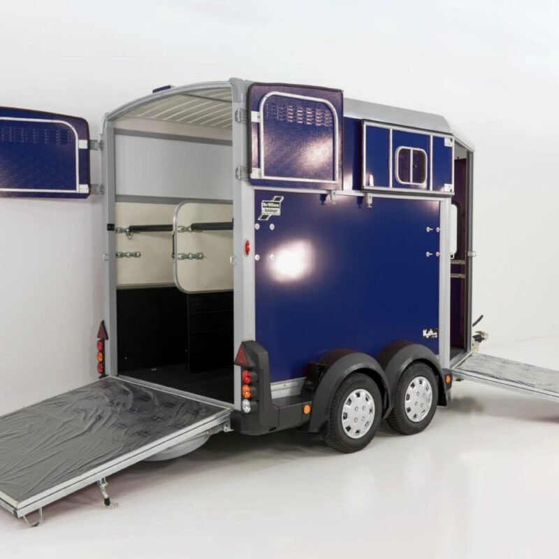 Ifor Williams Pferdeanhänger HB511|blau|Frontausstieg-Neu