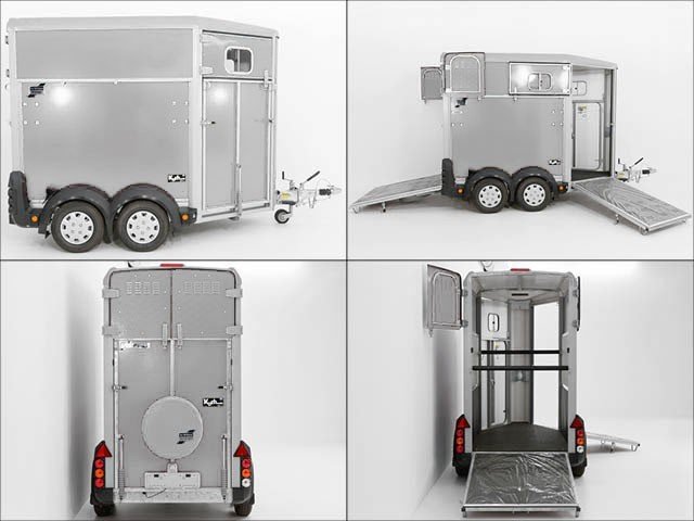 Ifor Williams Pferdeanhänger HB403|1,5er|silber-Neu - Image 6