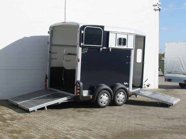 Ifor Williams Pferdeanhänger HB511|Heckklappen-Türkombination|schwarz-Neu