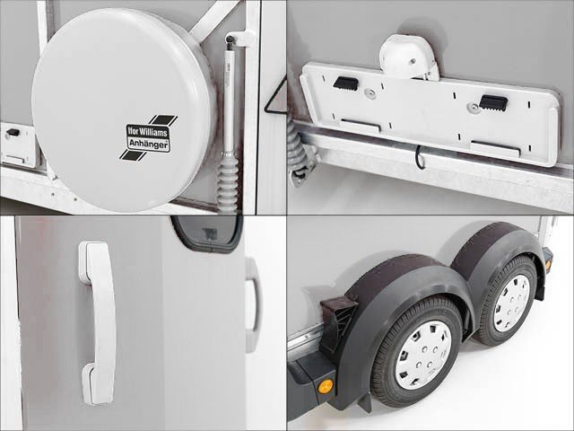 Ifor Williams Pferdeanhänger HB506|Sattelkammer|Silber-Neu - Image 9